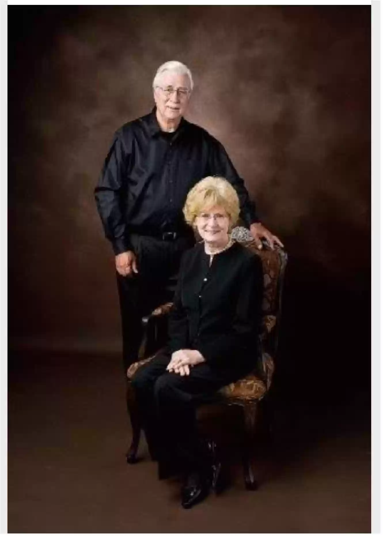 Les McCullough and wife